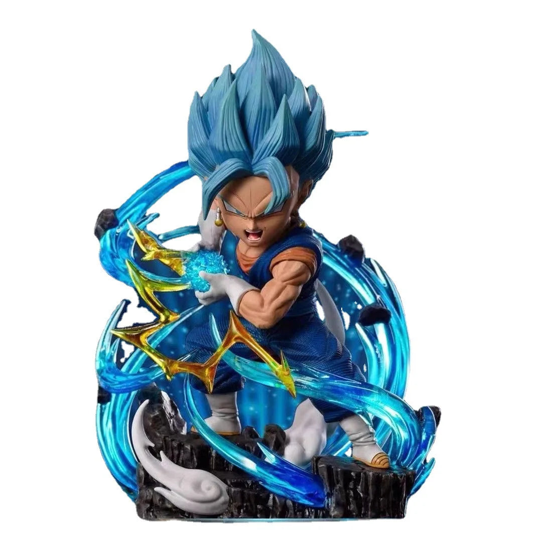 Q Version Dragon Ball Z Vegeta Figure Vegetto Figurine 11CM PVC Action Figures Collection Model Toys