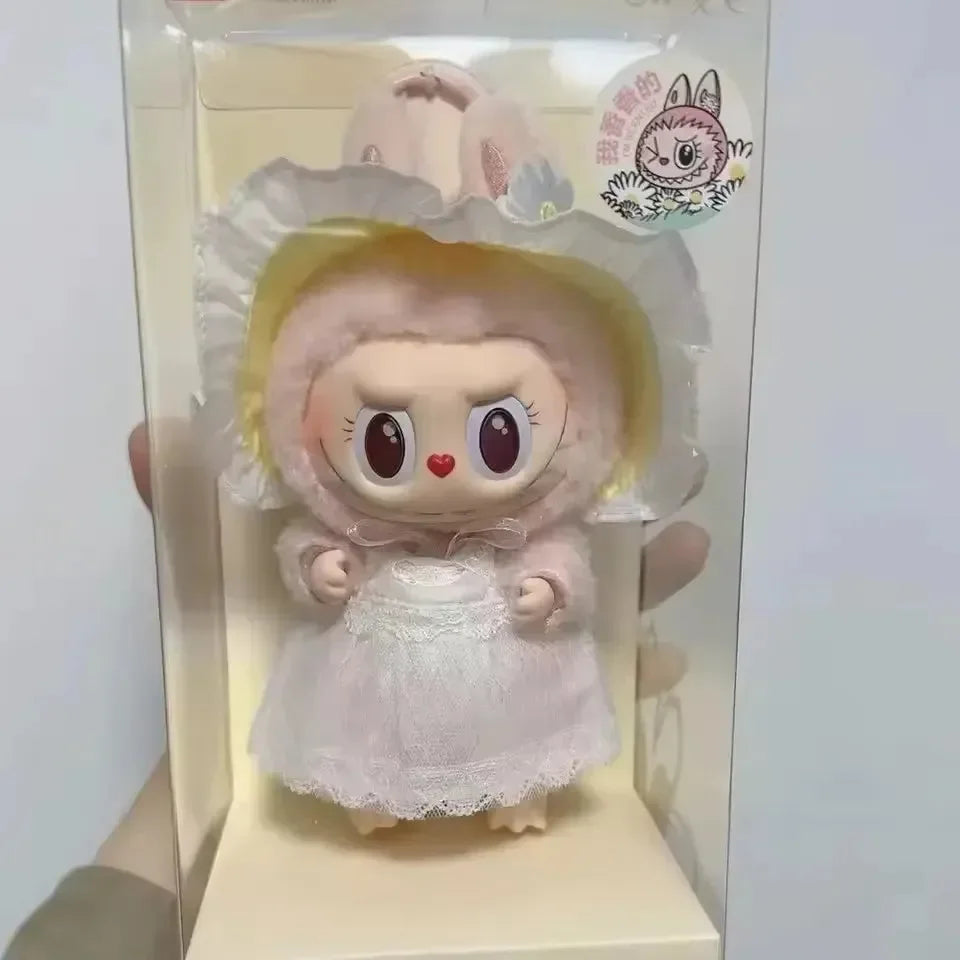 Labubu Mokoko Spring Diamond Sweet Pendant Plush Keychain