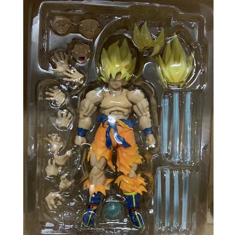 Shf Dragon Ball Z Son Goku Legendary Action Figure PVC Movable Collection Anime 17cm Super Saiyan Kakarotto Figurine Model Toys No box