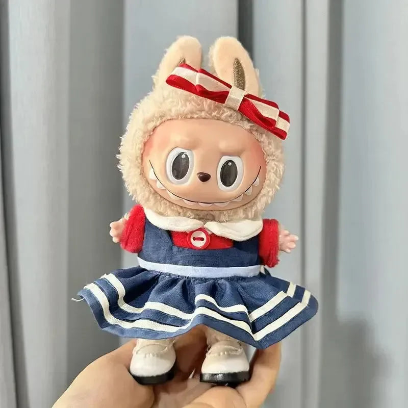 Labubu Blue Red Sailor Moon Outfit Doll Outfit
