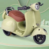 Labubu Mini Travel Moped Green Doll Bike