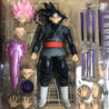 14cm Dragon Ball Black Goku Zamasu Anime Action Figure Super Saiyan Movie Version Dbz Model With Multiple Accessories Toys gifts Black Goku
