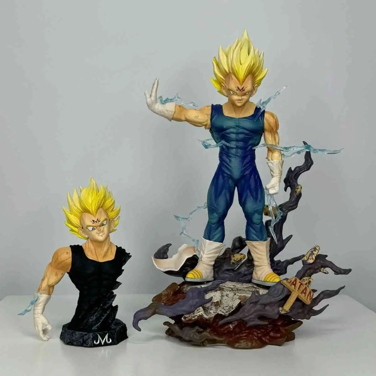 Dragon Ball Z Figure Majin Vegeta Anime Figurine 22cm PVC Action Figures Decoration Collection Model Toys Kids Christmas Gifts 22cm