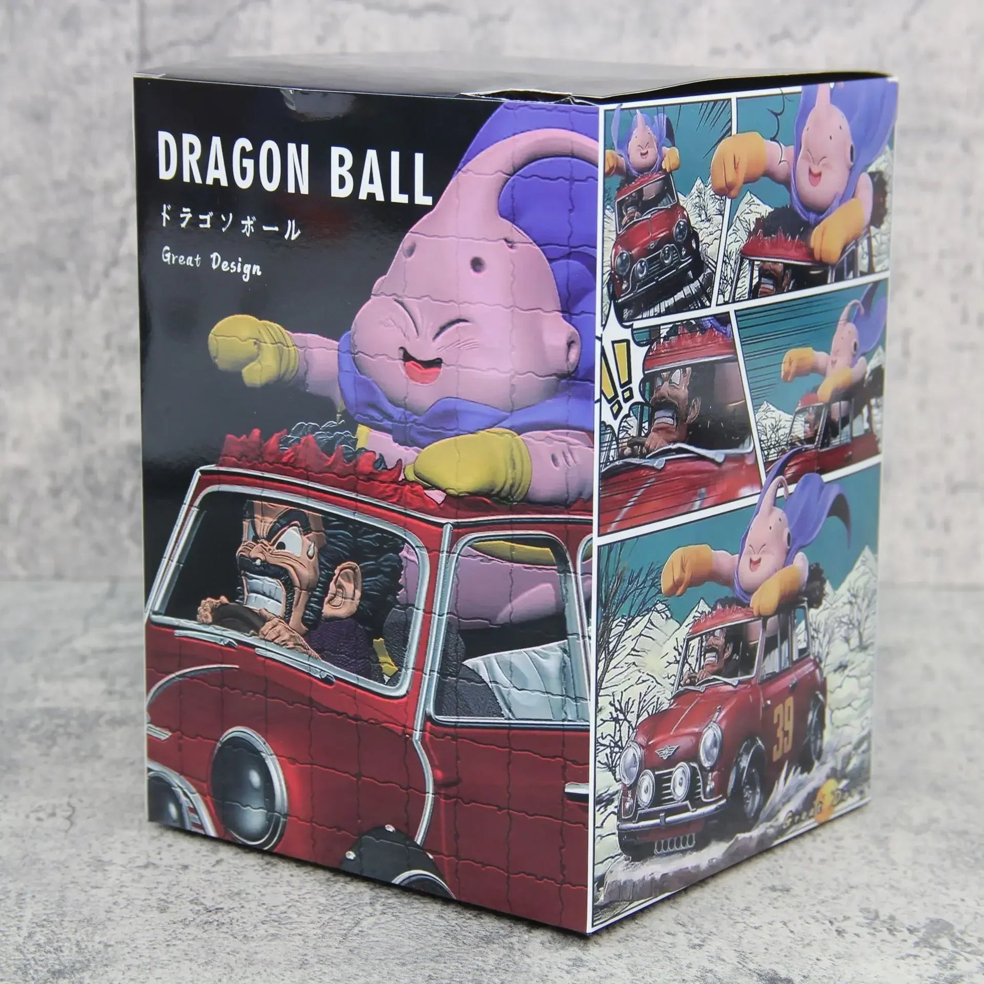 14cm Dragon Ball Z Fat Buu Anime Figures Majin Buu Figurine Mr. Satan Drive Car Pvc Statue Collectible Model Decoration Gift Toy
