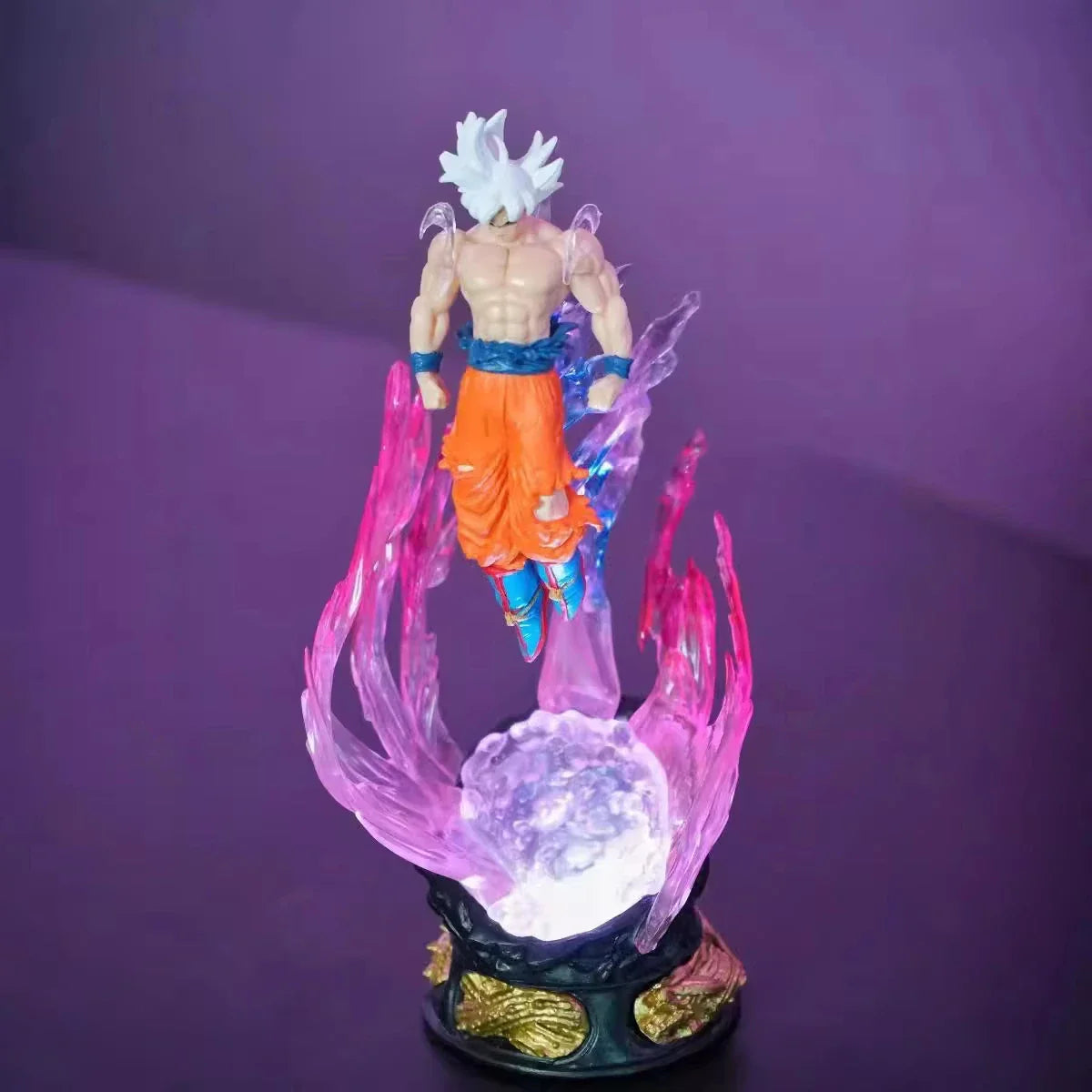 Dragon Ball Son Goku Anime Figure Ultra Instinct Series Super Saiyan Figurine Statue 25cm Pvc Model Ornament Collection Toy Gift