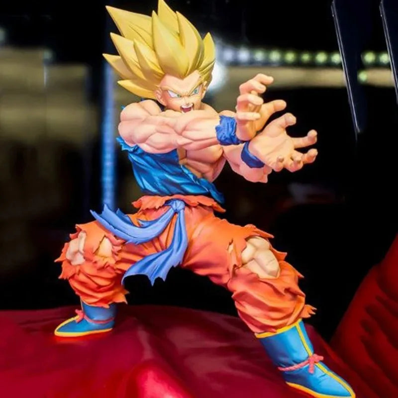 Dragon Ball Z Kamehameha Son Goku Figure Super Saiyan Kakarotto 16CM PVC Action Figures Model Dolls Toys for Children Gifts WHITE