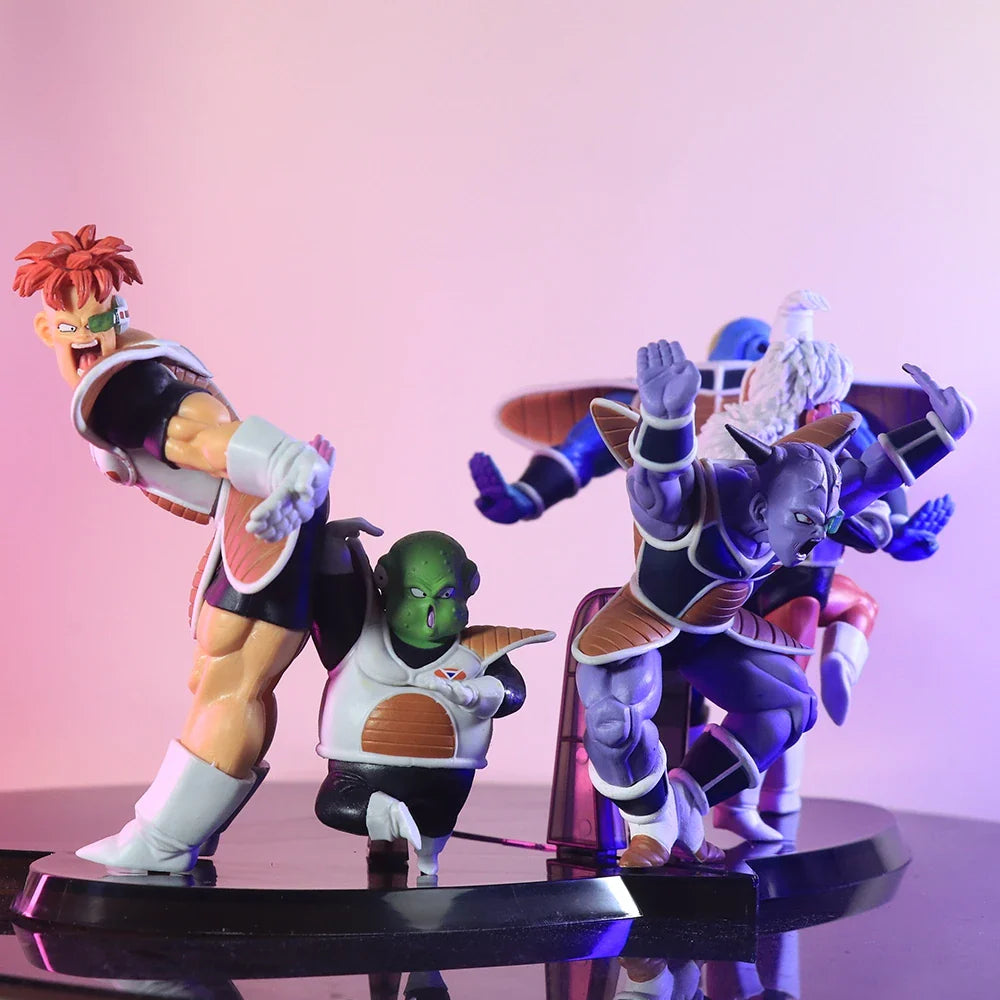 5pcs/Set Dragon Ball Z Ginyu Force Figure Anime Figurine Jeice Guldo Recoom Burter Action Figure Pvc Statue DBZ Fgure Model Toy.