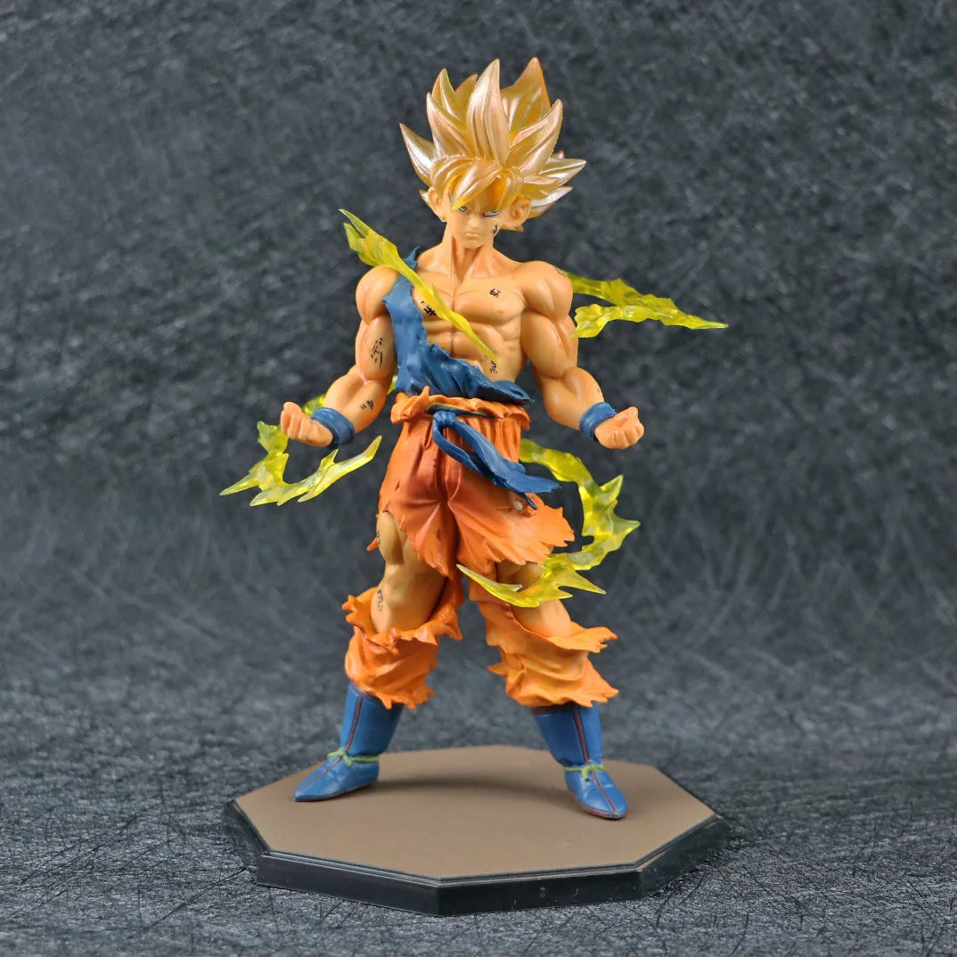Anime Dragon Ball Son Goku Super Saiyan Figure 17cm/6.69in Goku DBZ Action Figure Model Gifts Collectible Figurines for Kids 17cm