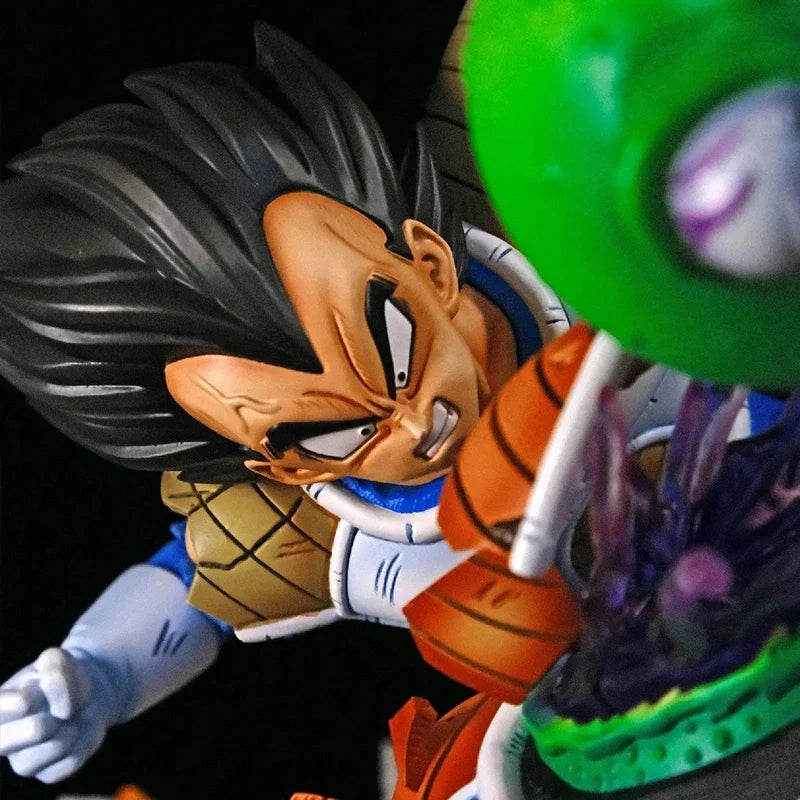 21cm/8.27in Anime Dragon Ball Z Figure Vegeta VS Guldo Figure Ginyu Force Vegeta Figure PVC Collectible Model Toys Gifts