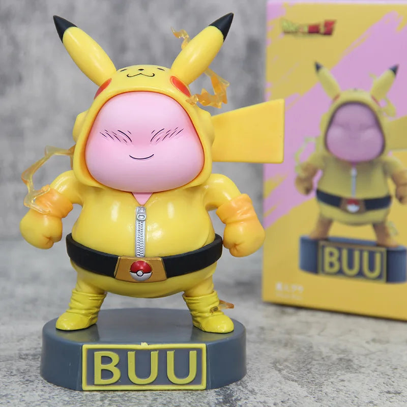 15cm Anime Dragon Ball Z Fat Buu Figure Majin Buu Pikachu Action Figures Pvc Model Doll Desk Decoration Ornaments Gift Toy Dragon Ball Collectibles