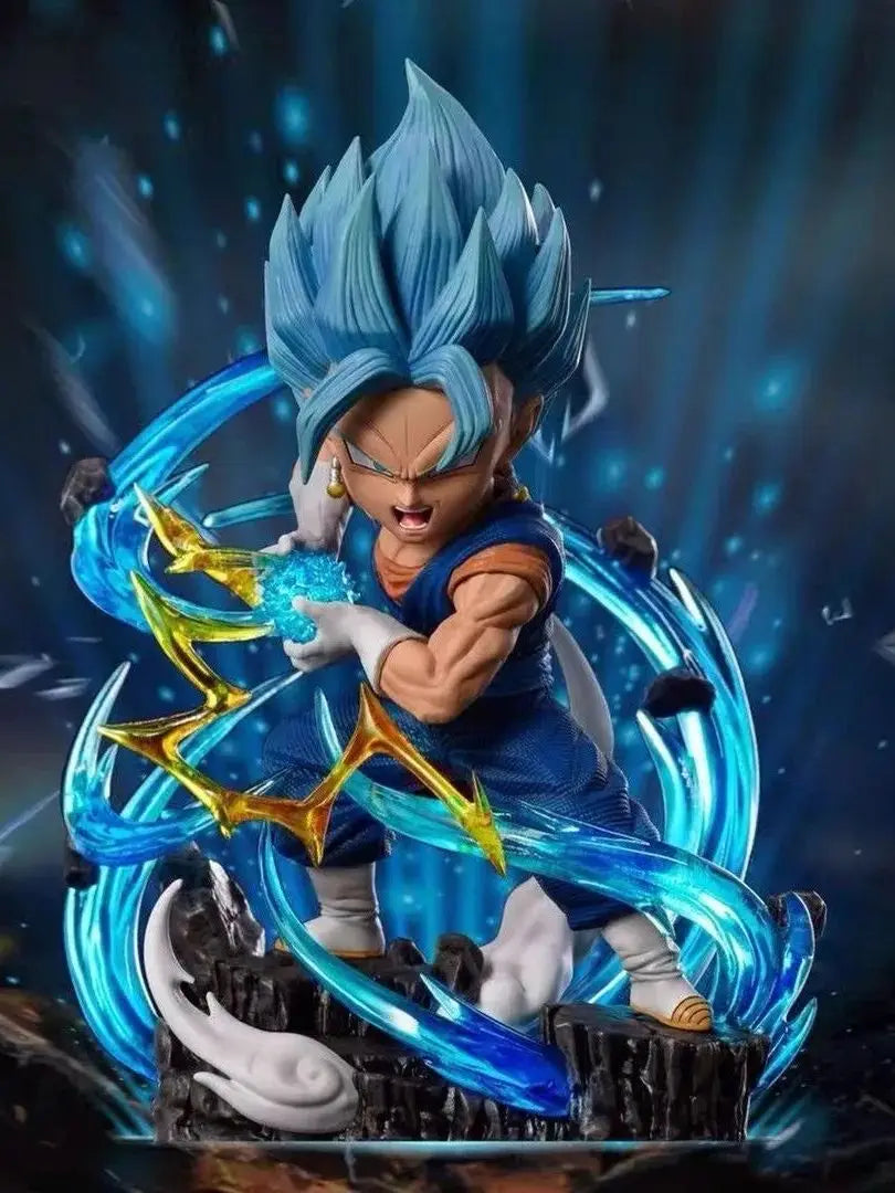 Q Version Dragon Ball Z Vegeta Figure Vegetto Figurine 11CM PVC Action Figures Collection Model Toys No box