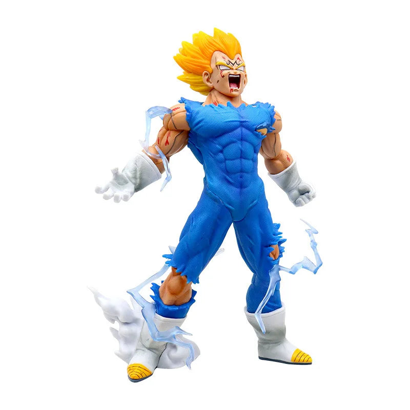 27cm Dragon Ball Self Destructing Vegeta Demonized Vegeta Action Figurin Model Pvc Statue Doll Statue Model Collection Toys Gift