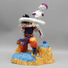 25cm/9.8in Anime Dragon Ball Z Goku vs Frieza Figure Freezer Action Figure Collection Model Toy Gift