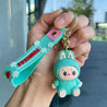 Princess Perch Labubu 3D Keychain Green 3D Keychain