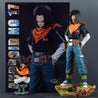 29cm Dragon Ball Z Anime Black Pearl Android 17 Action Figures Pvc Model Statue Collection Decoration Toys Gift Ornaments Doll