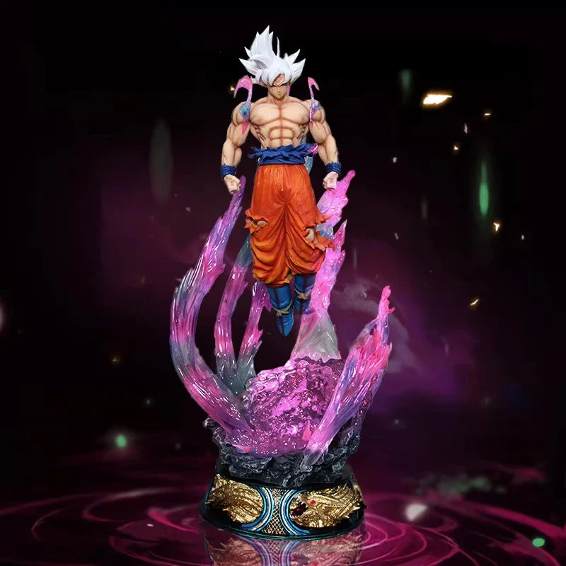 Dragon Ball Son Goku Anime Figure Ultra Instinct Series Super Saiyan Figurine Statue 25cm Pvc Model Ornament Collection Toy Gift