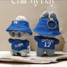 Labubu Chic Matching Hat & Top Set Blue Doll Outfit