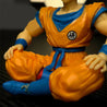 13cm/5.1 inch Dragon Ball cartoon character sitting Sun Wukong Figurine Model Collection Decoration Ornaments Toys Gift