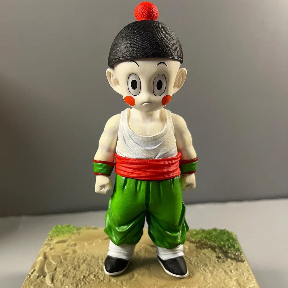 Anime Dragon Ball Tien Shinhan Figure Tien Shinhan Figurine PVC Chiaotzu Action Figures Collection Model Toys For Children Gifts