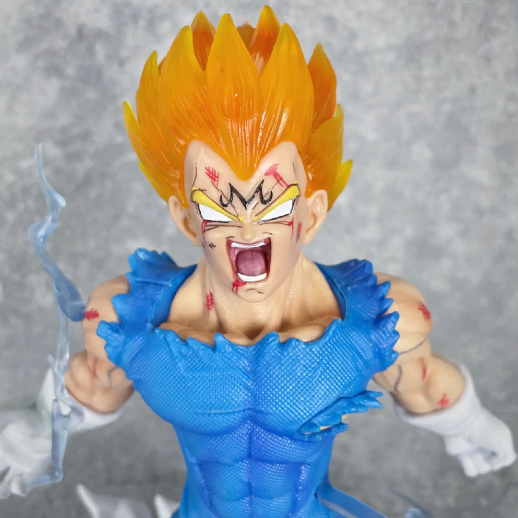 27cm Dragon Ball Self Destructing Vegeta Demonized Vegeta Action Figurin Model Pvc Statue Doll Statue Model Collection Toys Gift