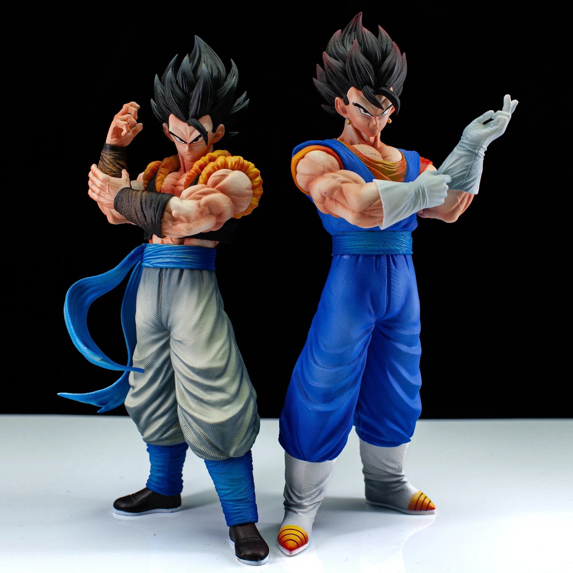Dragon Ball Z Vegetto Action Figure Gogeta Figuras Two Heads Replacable 27cm Statue Model Collection Decoration Birthday Gifts High-Quality Figure