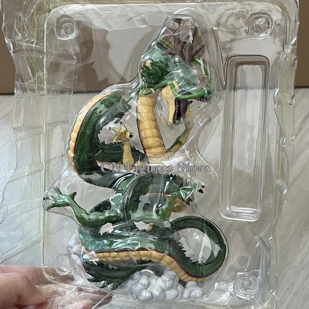 18cm Dragon Ball Z Shenron Figure Shenron Grant Your Wish Anime Scene Toys Big Size Dragon Creative Bookshelf Ornament Gift