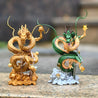 Dragon Ball Summon the Dragon Little Green Dragon Toy Hand-made Office Model with Base Cake Ornament Ornament Gift