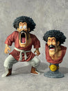 Dragon Ball Z Figure Mr. Satan Hercule 2 Heads 18cm Anime Action Figures Pvc Figurine Collection Model Doll Toys Children Gifts Anime Collectible Model