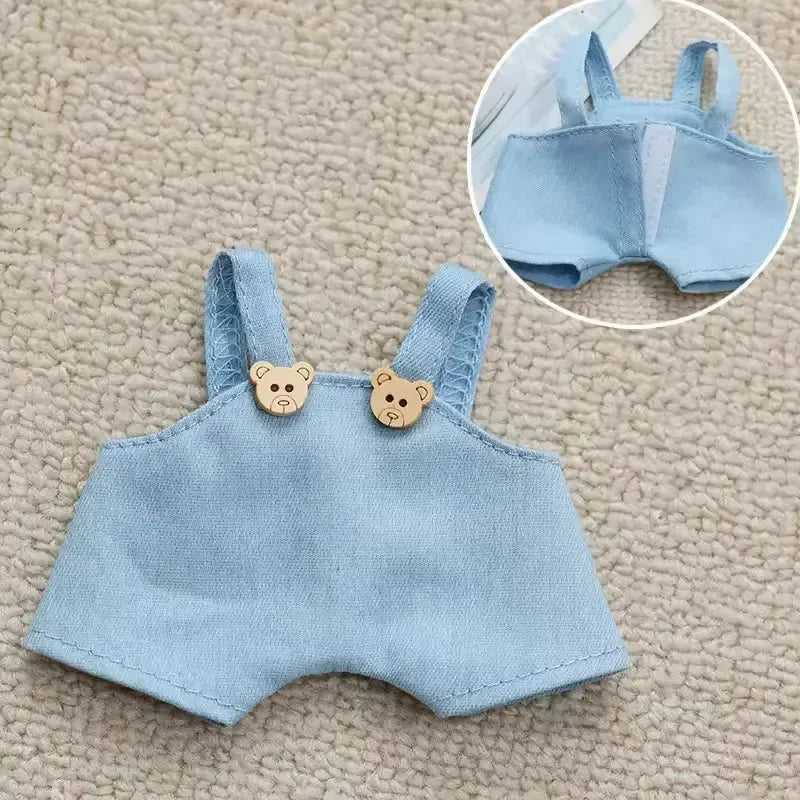 Labubu Dungaree Delight Outfit Light Blue Doll Outfit