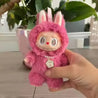 Labubu Zimomo Strawberry Edition Doll Plush Keychain