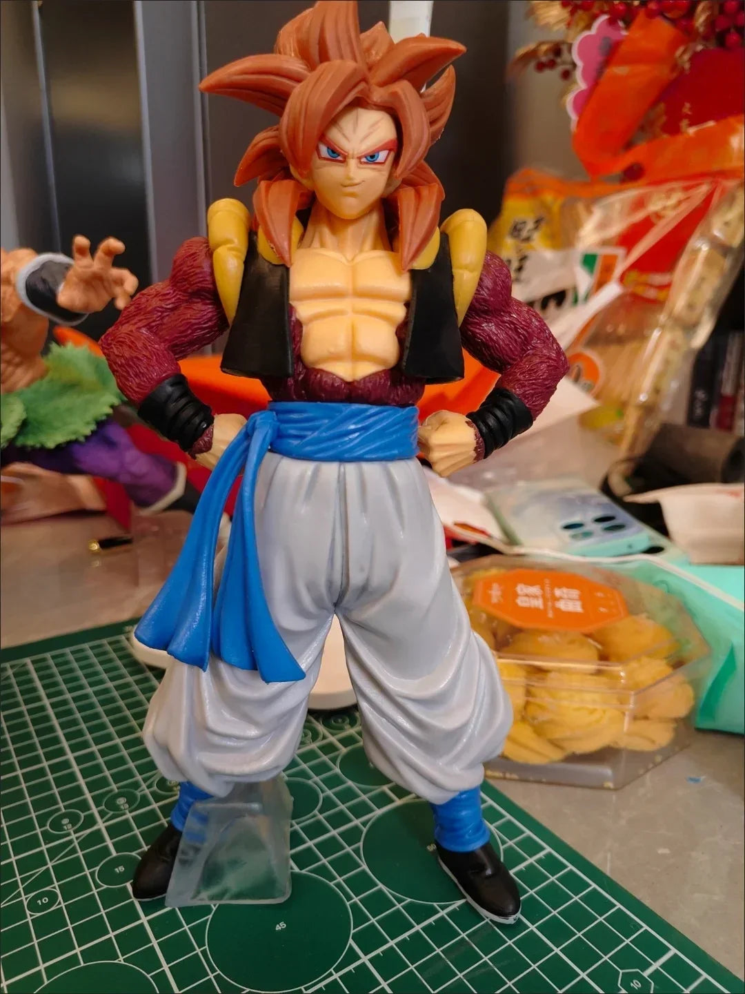 Dragon Ball Super Saiyan 4 Goku Vegeta Gogeta Ssj4 Pvc Statue Action Figures Anime Figure Model Dolls Collection Kids Toys Gifts dragon ball ssj4 figure