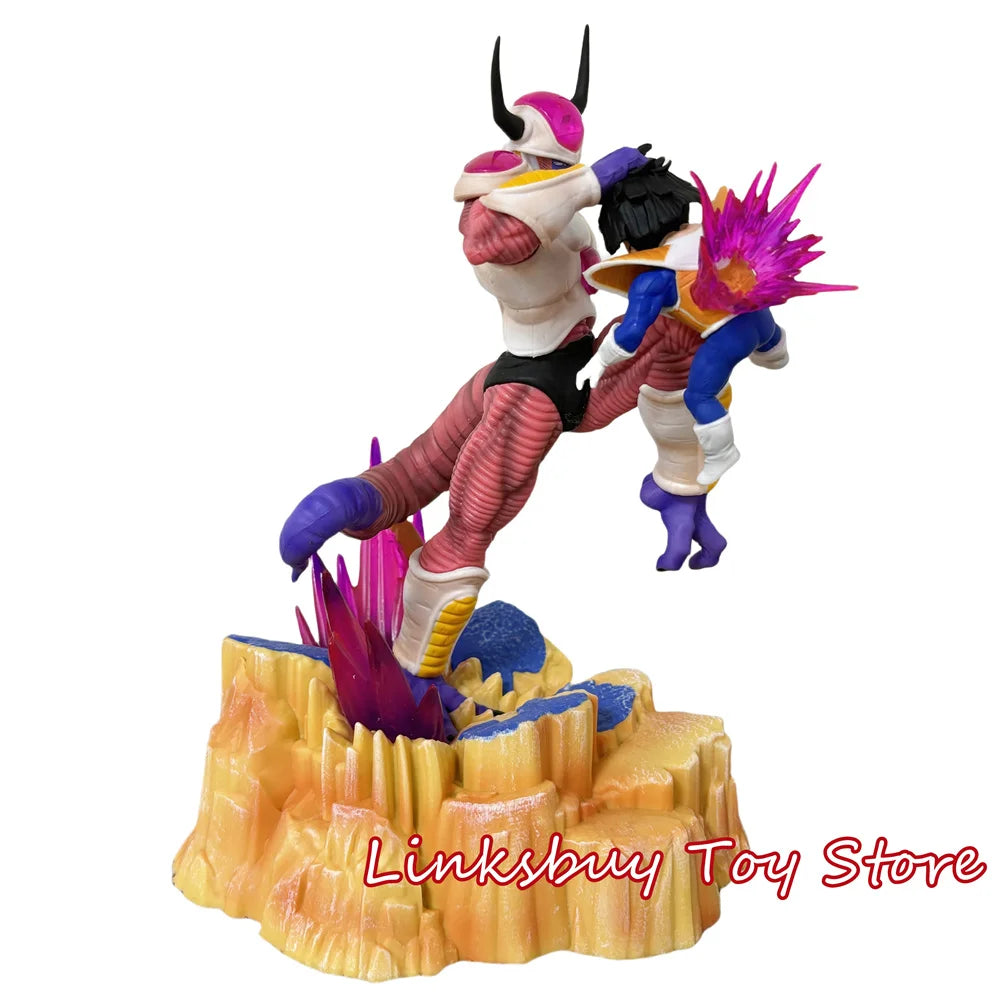 26cm/10.2in Anime Dragon Ball Z Figure Frieza vs Gohan Figure Freezer Statue Collectible Model Toys Gift
