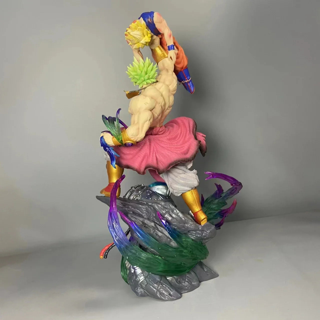 Broli Vs Goku Anime Figure Dragon Ball Broli 28cm Figurine Pvc Statue Model Doll Desk Decoration Collectible Toys Christmas Gift Dragon Ball Collectible Figure