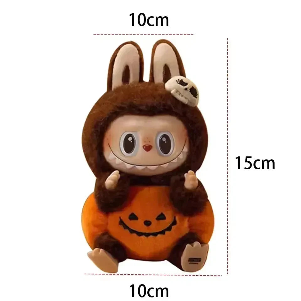 Labubu Halloween Pumpkin Plush Pendant Plush Keychain
