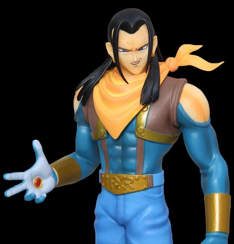 Dragon Ball 28cm Super Android 17 Gk Anime Figure Gt Fit Super Saiyan Anime Peripherals PVC Figure Desktop Decoration Model Toy Gifts