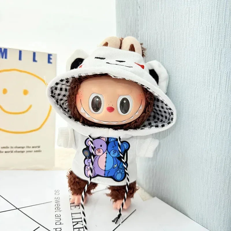 Labubu Comfort Crew Hoodie & Pants Set Doll Outfit