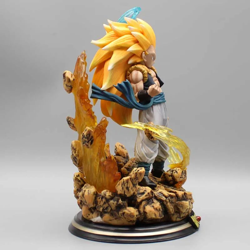 Dragon Ball Z Gotenks Figures Sjj3 Gotenks Anime Figures Super Saiyan Gk Statue Figurine 22cm Pvc Model Doll Collectible Toy Gif