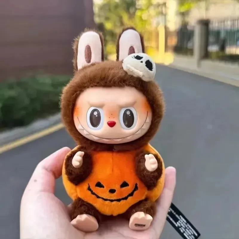 Labubu Halloween Pumpkin Plush Pendant Plush Keychain