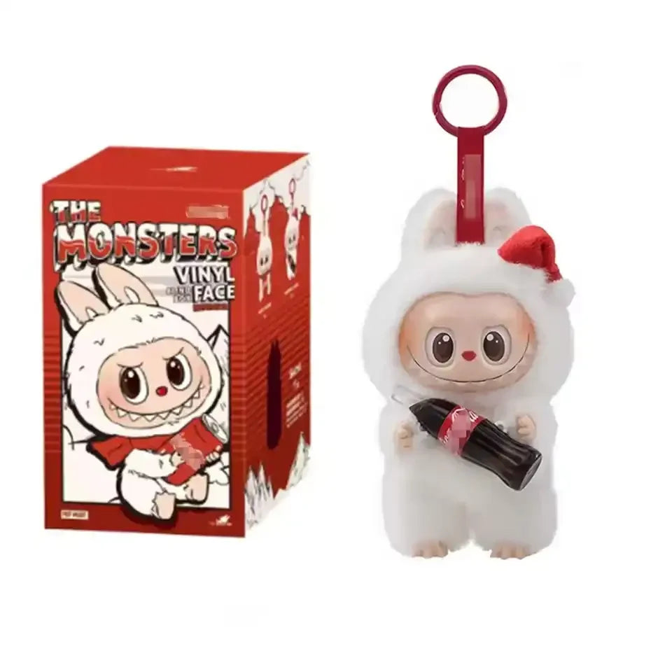 Labubu The Monsters Cocacola Series Pendant Plush Keychain