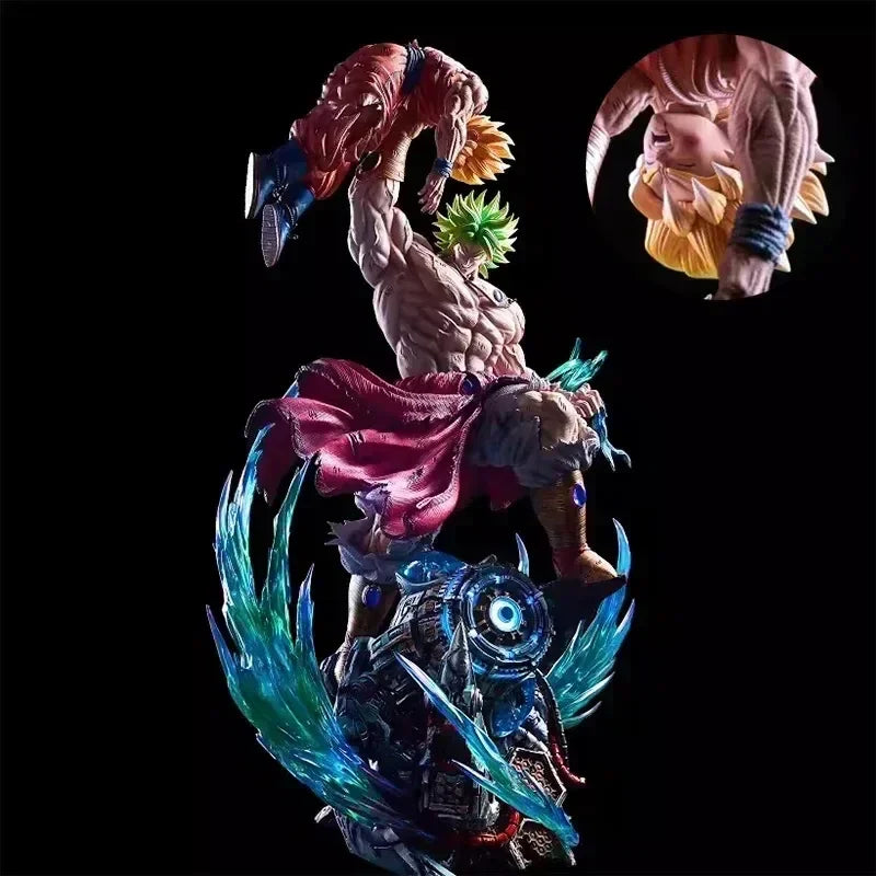 Broli Vs Goku Anime Figure Dragon Ball Broli 28cm Figurine Pvc Statue Model Doll Desk Decoration Collectible Toys Christmas Gift Dragon Ball Collectible Figure