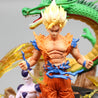 Dragon Ball Figure Son Goku Anime Figurine 23cm Super Saiyan Goku Statue Shenron Frieza Buu Cell Models Collectble Toys Gifts Gk