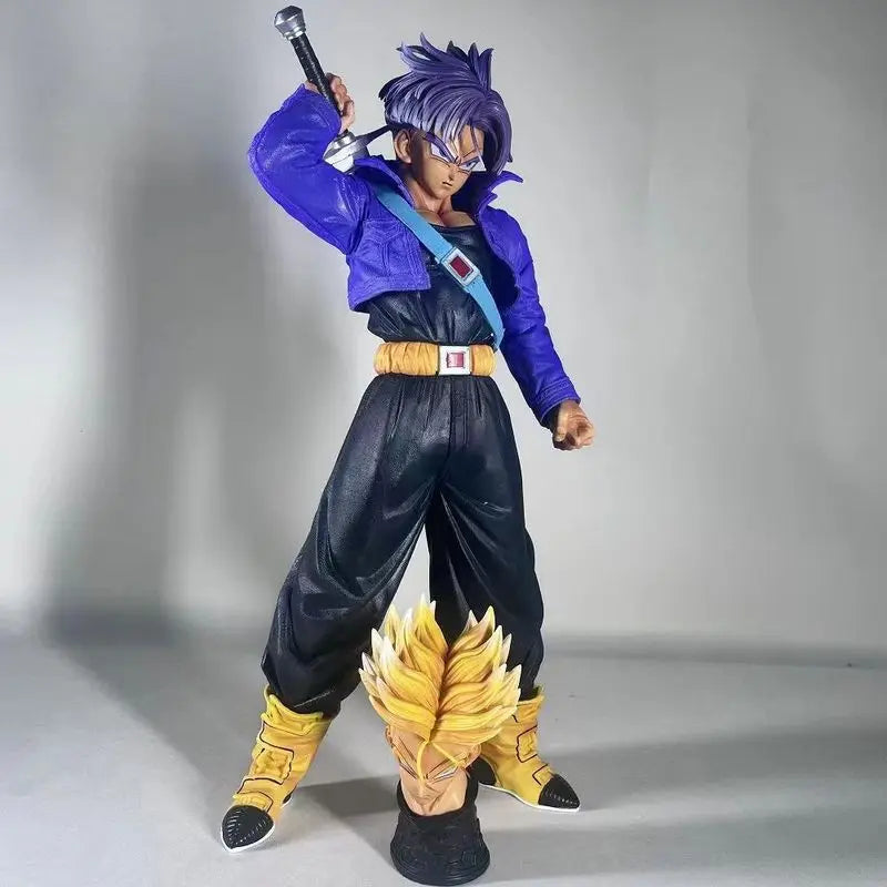 Anime Dragon Ball 44cm Cute Torankusu Super Saiyan Gk Action Figure Model Doll Decoration Toys Present Birthday For Children