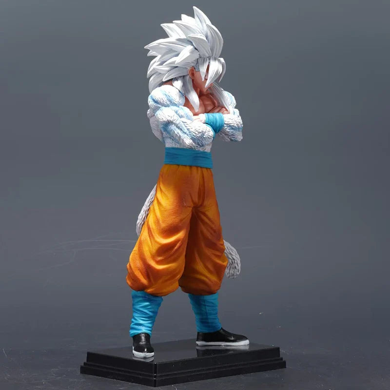 Dragon Ball Son Goku Anime Figure Super Saiyan 5 GK Statue PVC Double Headed Action Doll Model Collection Toys Birthday Gifts