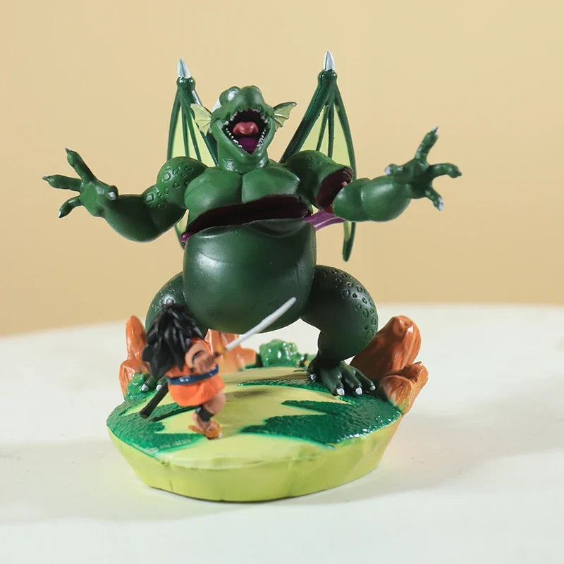 Dragon Ball Z Figures Yajirobe Vs Cymbal Figure 9cm Yajirobe Action Figurine Cute Gk Pvc Anime Statue Model Doll Kids Toys Gifts