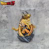 14cm Q Version Dragon Ball Z Figure Ssj3 Goku Action Figures Dragon Fist Explosion PVC GK Statue Collectible Model Toys