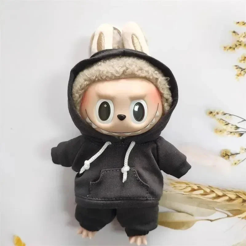 Handmade Cozy Hoodie Joggers Labubu Outfit Doll Outfit
