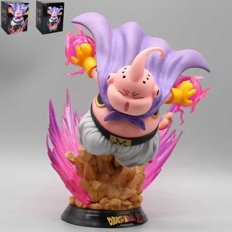 19cm Dragon Ball Z Figure Majin Buu Anime Figures Fat Buu GK Figurine with Light PVC Statue Model Doll Collectible Toys Gifts Dragon Ball Model A3 With Box