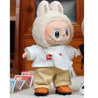 Monochrome Ensemble Labubu Doll outfit White Doll Outfit