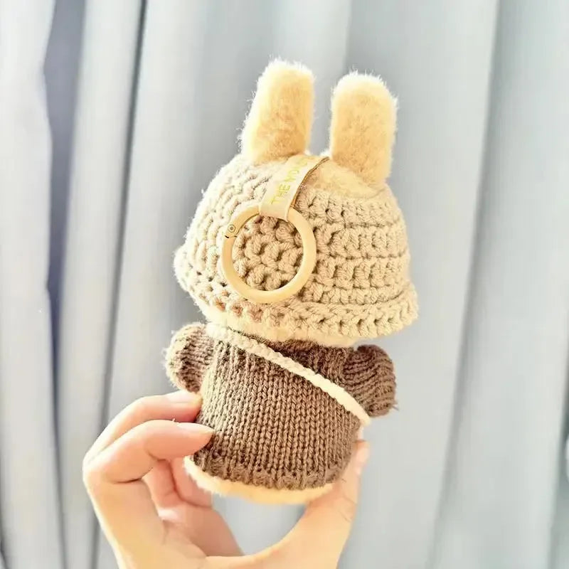 Handmade Labubu Crochet Animal Outfits Doll Outfit