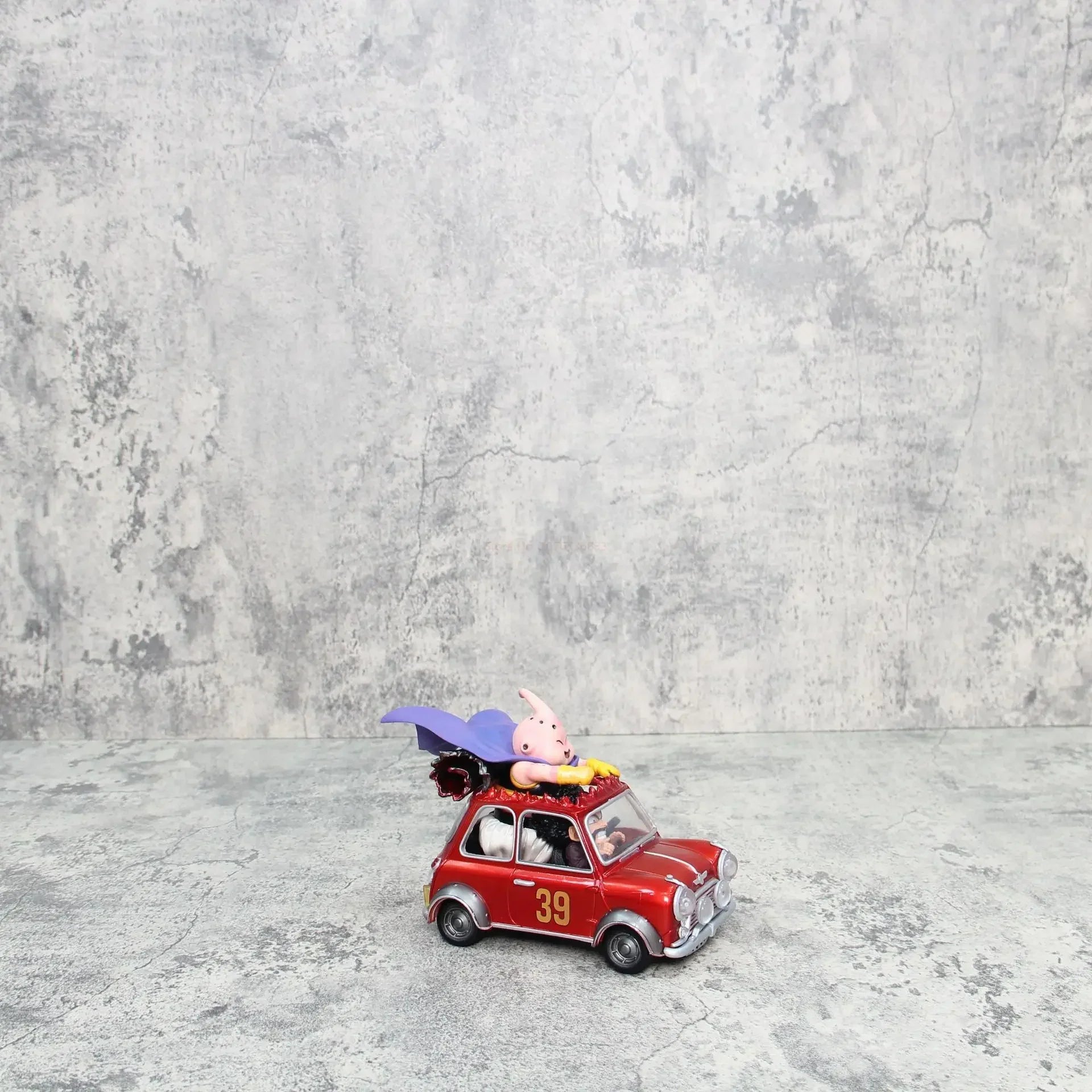 14cm Dragon Ball Z Fat Buu Anime Figures Majin Buu Figurine Mr. Satan Drive Car Pvc Statue Collectible Model Decoration Gift Toy